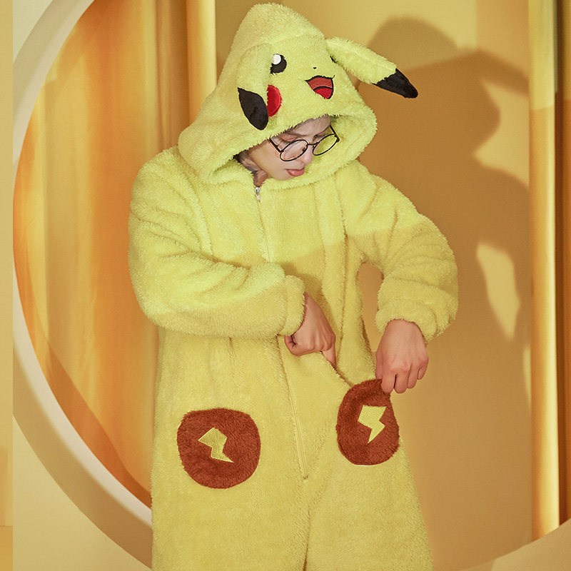 阪织屋秋冬宝可梦系列可爱潮睡衣 阪织屋outlets店睡衣/家居服套装