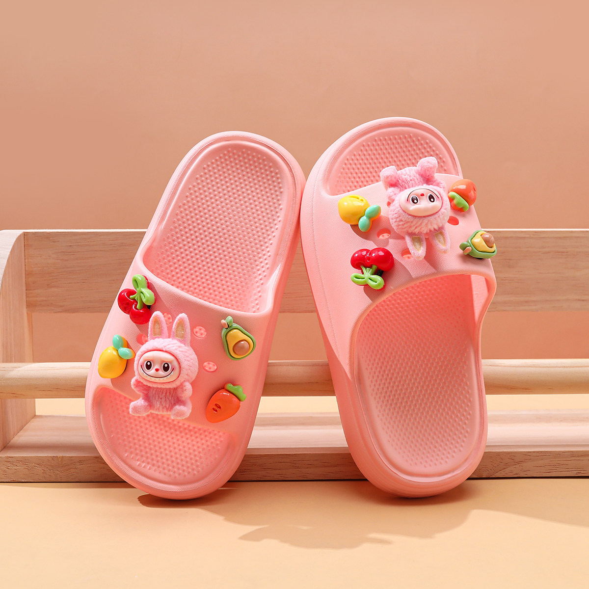 labubu拉布布儿童拖鞋女童夏季新款防滑室内家居大童宝宝女孩凉拖,淘宝优惠券,粉丝福利购,淘宝优惠卷