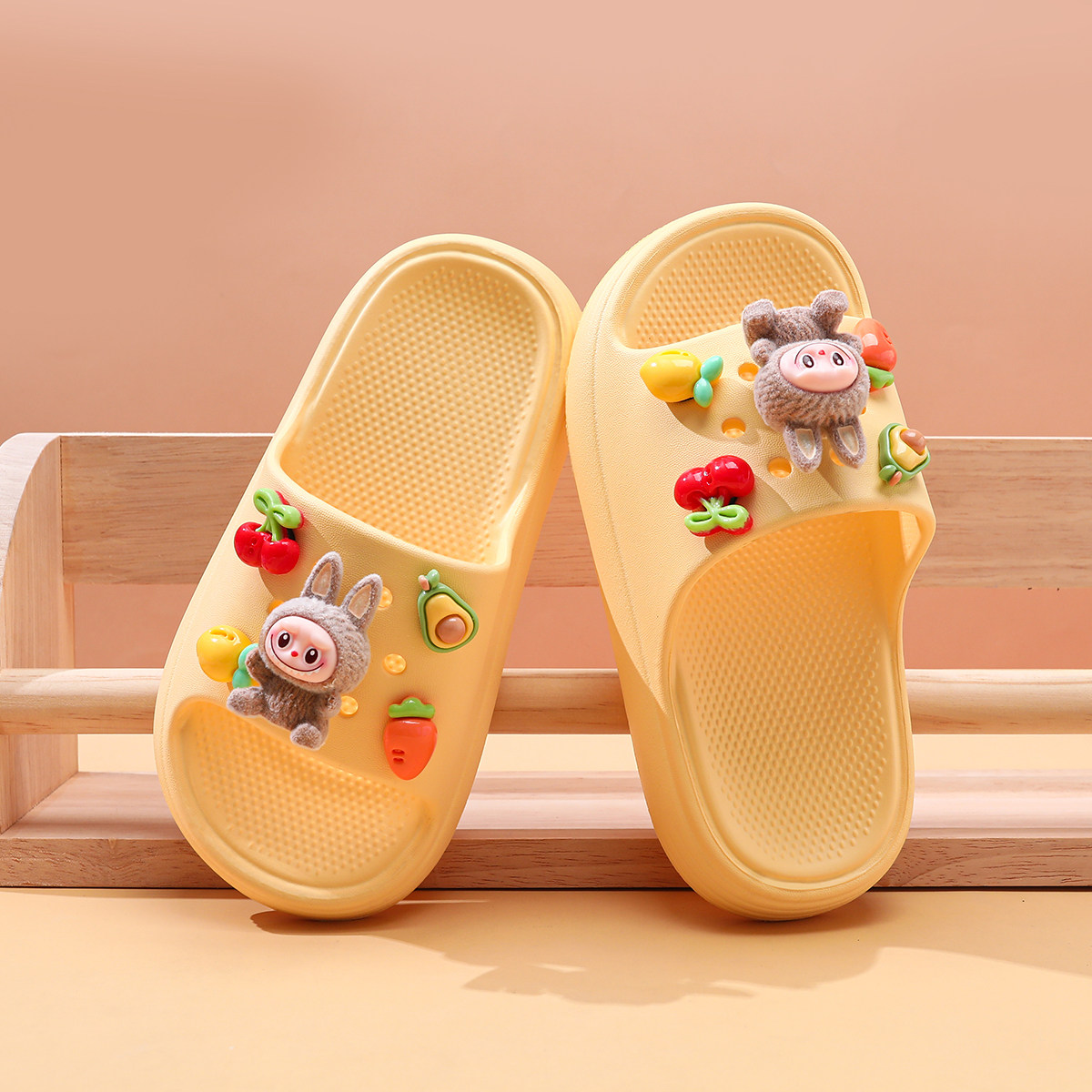 labubu拉布布儿童拖鞋女童夏季新款防滑室内家居大童宝宝女孩凉拖,淘宝优惠券,粉丝福利购,淘宝优惠卷