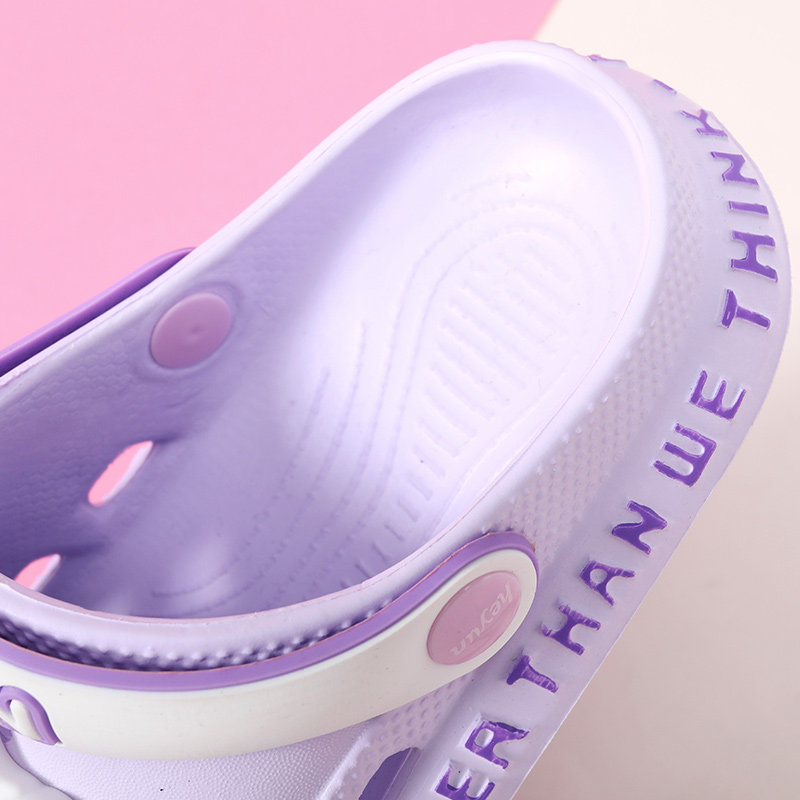 女童洞洞鞋儿童凉鞋夏季新款防滑软底大童宝宝女孩拖鞋外穿沙滩鞋,淘宝优惠券,粉丝福利购,淘宝优惠卷