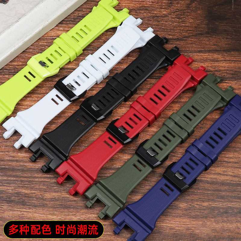 适配卡西欧手表带男女GBA-900-1/4A/7/900RD/900树脂硅胶运动表带 - 图0