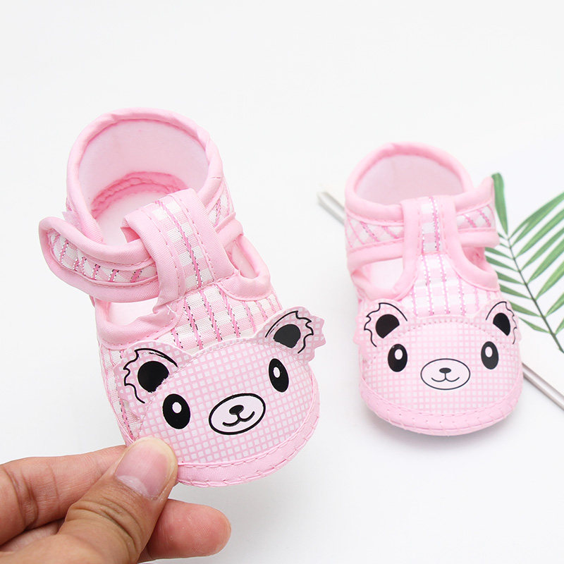 婴儿鞋子0-1岁春秋夏季宝宝学步鞋不掉脚软底6-12个月8室内布鞋男