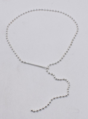 时尚简约冷淡风别针项链可调节小众设计感轻奢锁骨链潮流百搭颈链