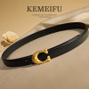 Light luxury cowhide belt quality guaranteed to be soft and durable