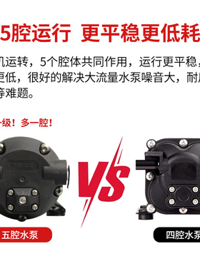 家用净水器水泵5腔低噪音