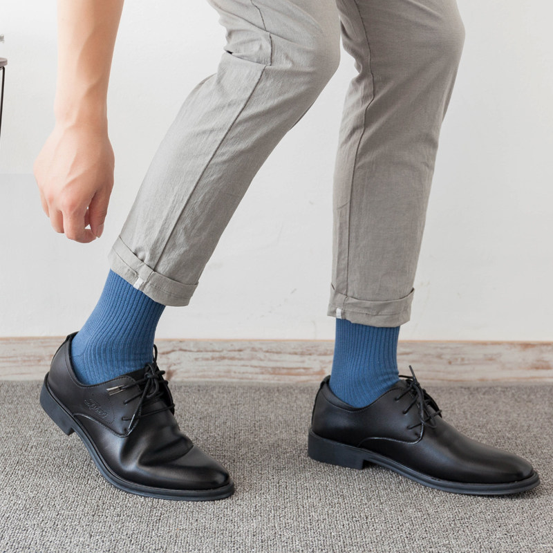 班月男商务休闲加长秋冬高筒长筒袜 班月短袜/打底袜/丝袜/美腿袜