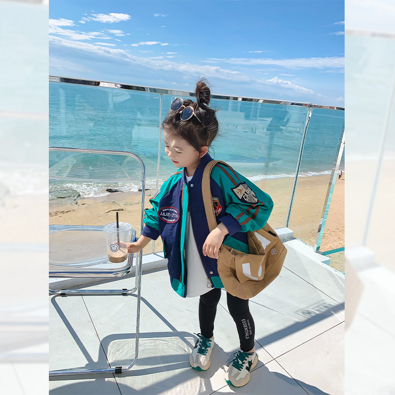 2022女童春装夹克衫炸街小童外套 图图小象普通外套