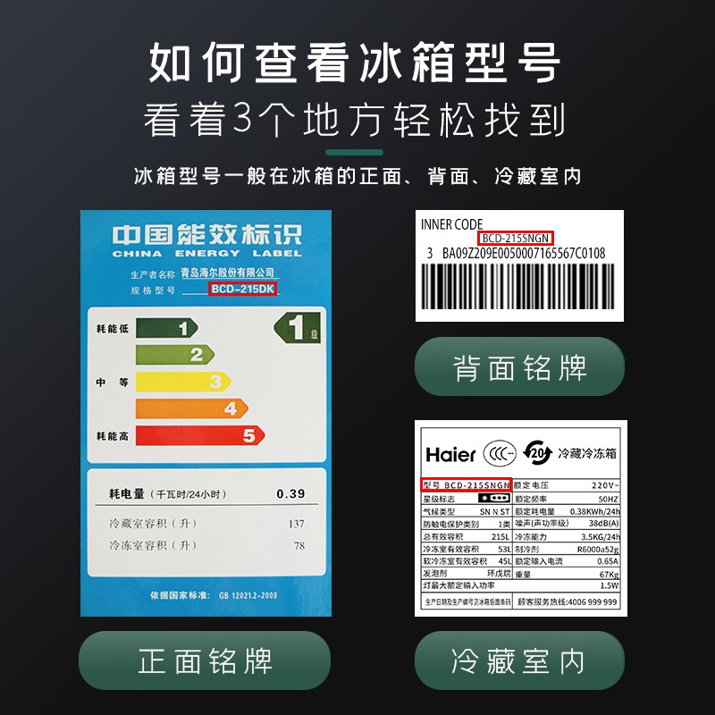 专用海尔统帅冰箱门密封条门胶条通用边条磁性门封条冰柜封圈大全 - 图2