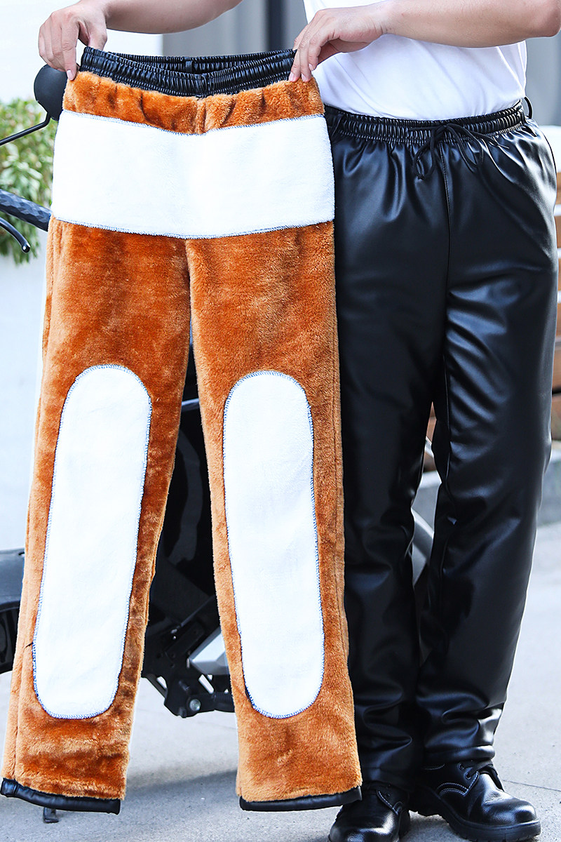 皮衣皮裤男工作服套装外卖摩托机车加绒加厚防风防水保暖棉衣外套,淘宝优惠券,粉丝福利购,淘宝优惠卷