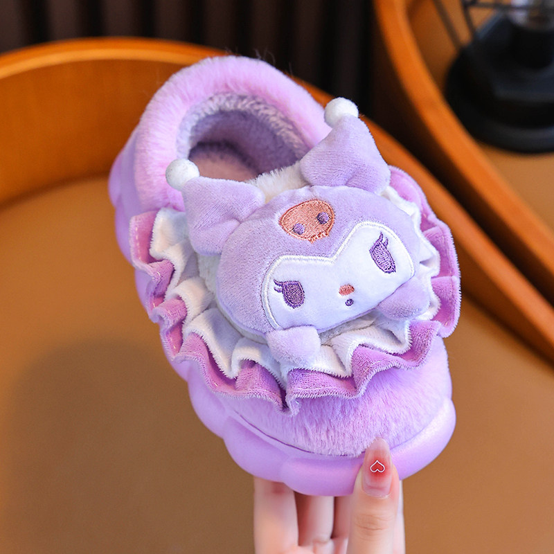 秋冬季儿童棉拖鞋女童室内可爱卡通女孩居家婴幼儿宝宝包跟棉鞋,淘宝优惠券,粉丝福利购,淘宝优惠卷