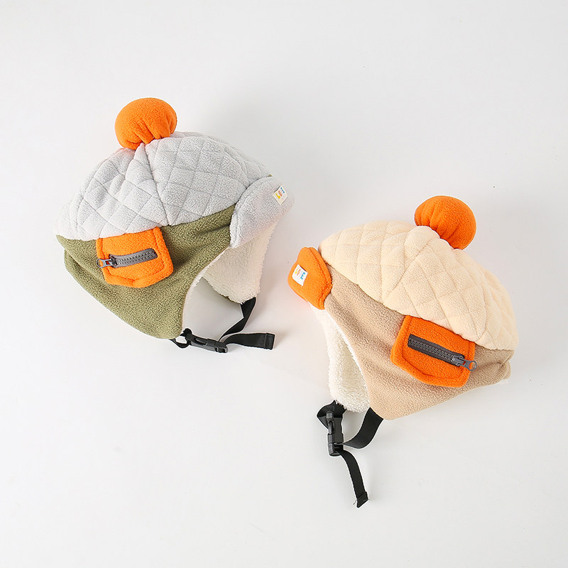儿童帽子秋冬季男童女孩护耳雷锋帽宝宝保暖围脖防风防寒洋气新款,淘宝优惠券,粉丝福利购,淘宝优惠卷
