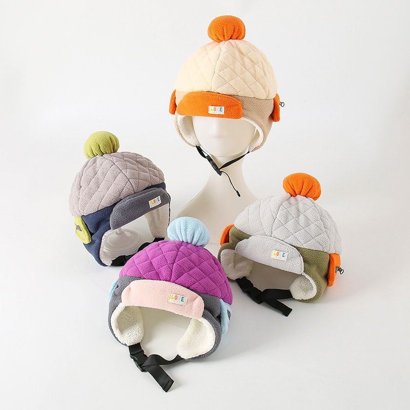 儿童帽子秋冬季男童女孩护耳雷锋帽宝宝保暖围脖防风防寒洋气新款,淘宝优惠券,粉丝福利购,淘宝优惠卷