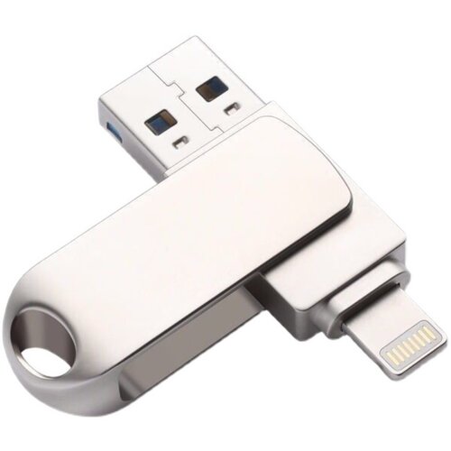 适用苹果手机电脑u盘64G两用安卓外接内存大容量迷你金属优盘 - 图3