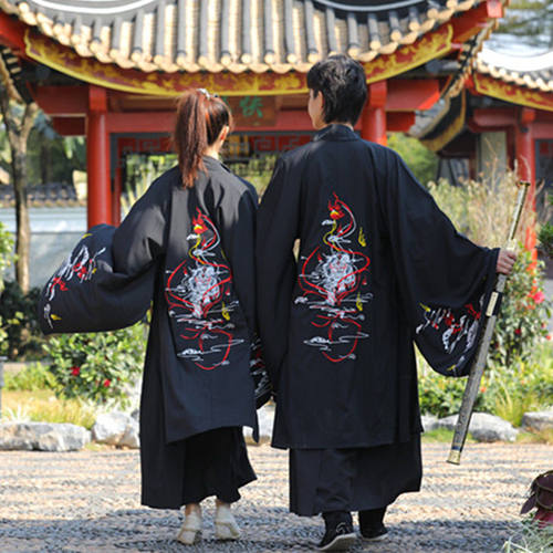 魏晋风汉服男款古风男士仙气齐腰襦裙侠客书生古装学生正版女夏款 - 图0