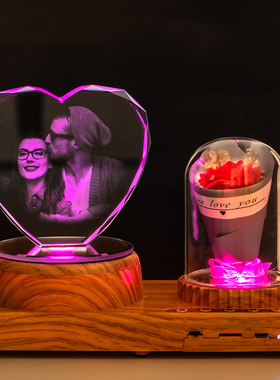 轻奢高端摆件定制闺蜜新婚结婚礼物送新娘M结婚20周年纪念日礼物