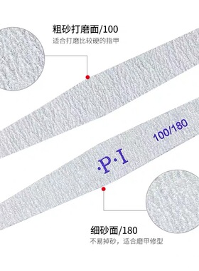 挫条光疗磨砂海绵美甲工具