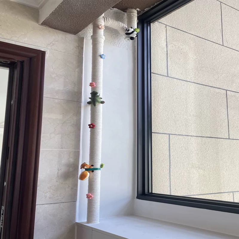 阳台下水管装饰遮挡美化护栏管子遮丑神器包消防管道燃气管麻绳 - 图0