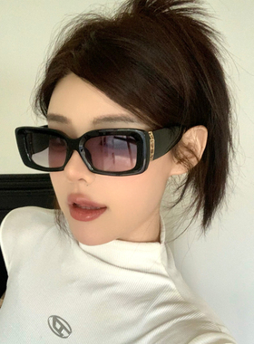 网红方形墨镜女高级感欧美辣妹风