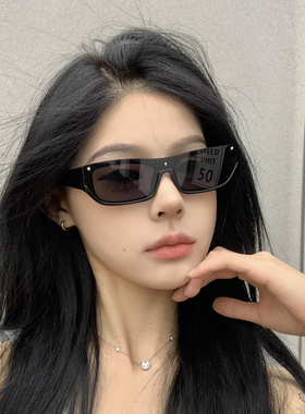 美式辣妹黑色墨镜女夏日防紫外线