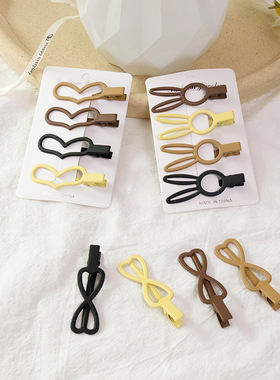 渐变紫星星女童发夹62