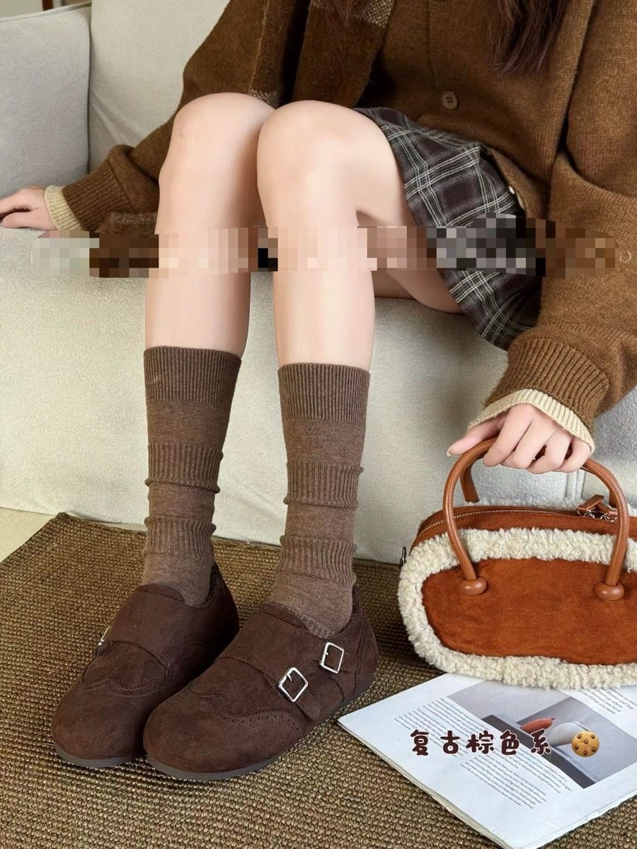 韩版2025冬新款加绒勃肯鞋女棉鞋一脚蹬软底平跟搭扣复古百搭保暖,淘宝优惠券,粉丝福利购,淘宝优惠卷