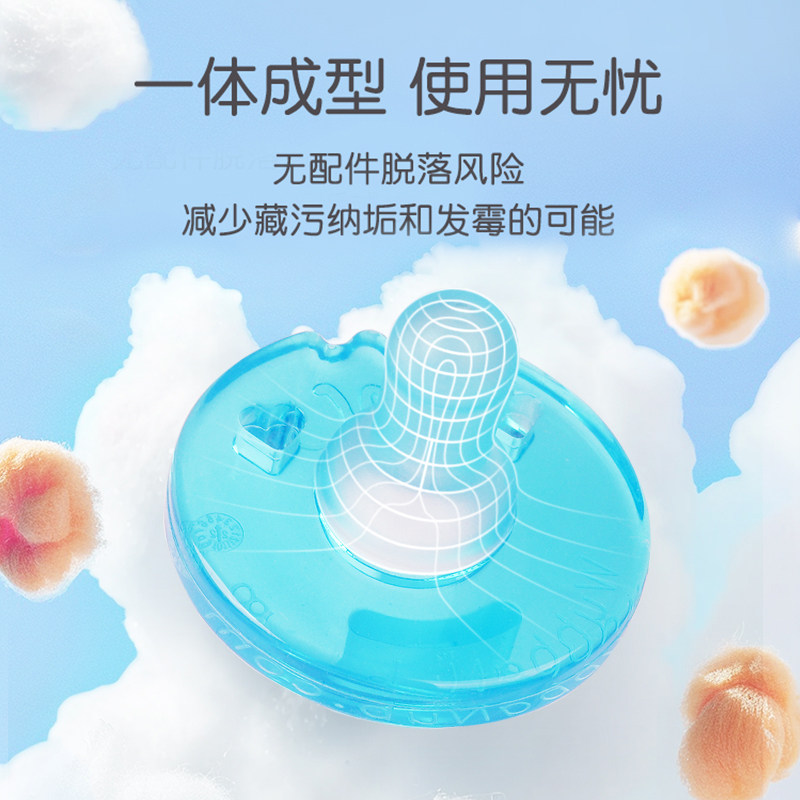 【性价比奶嘴】wubbanub宝宝安抚奶嘴一体式硅胶崔玉涛0到6个月,淘宝优惠券,粉丝福利购,淘宝优惠卷