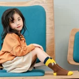 Tide, детские носки, хлопковые демисезонные высокие сапоги подходит для мужчин и женщин, подходит для подростков, средней длины, 1-9 лет