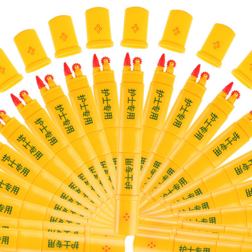 温脉笔体温表笔温脉仪护士用品双头呼吸画体温夜温脉搏线笔 - 图0