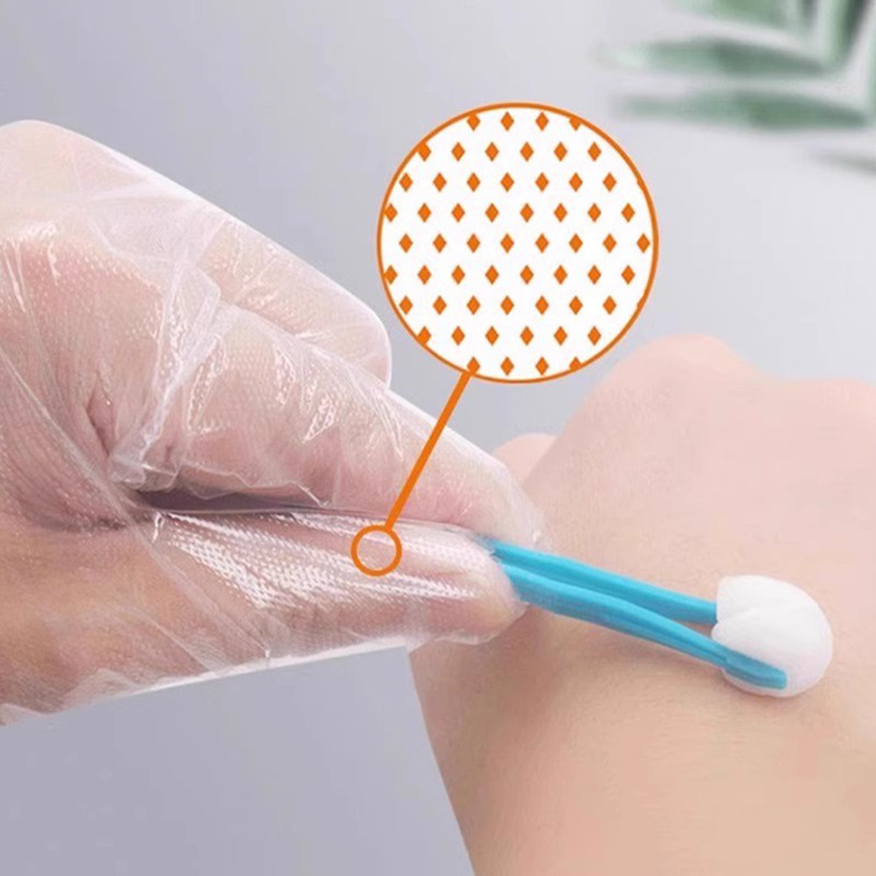 海氏海诺一次性手套医用检查薄膜手套PE加厚耐用防滑塑料透明家用,淘宝优惠券,粉丝福利购,淘宝优惠卷