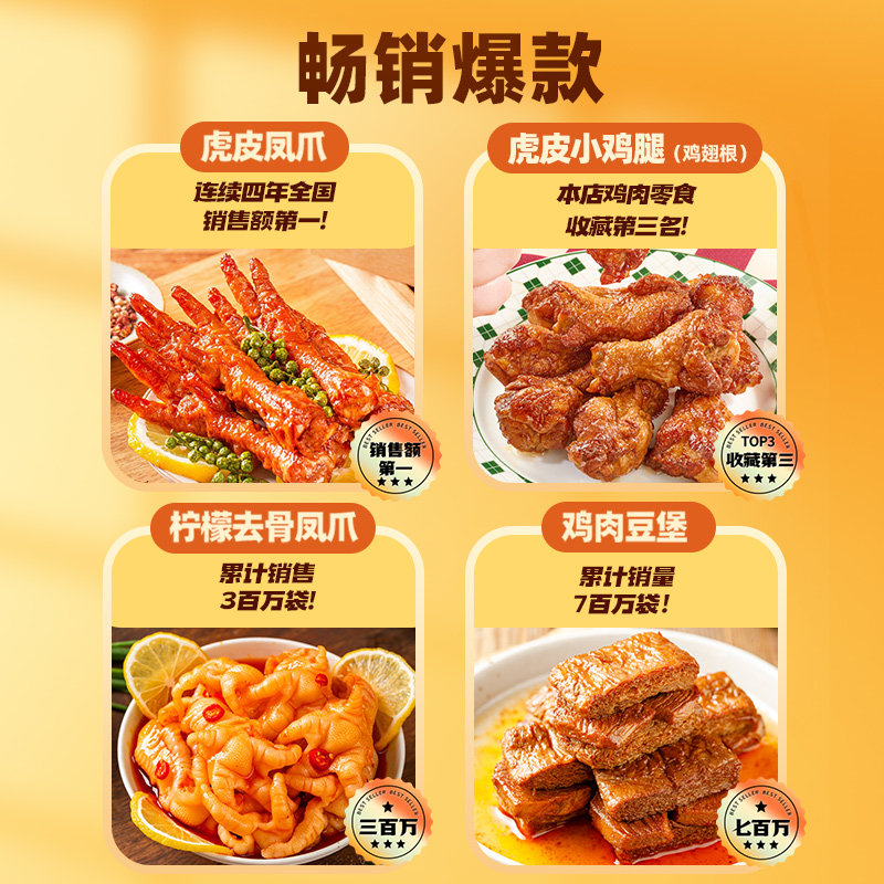 王小卤鸡肉零食