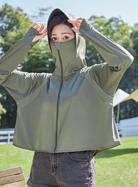 UPF50+防晒衣女夏季薄款冰丝透气外套防紫外线修身防晒服外穿女款