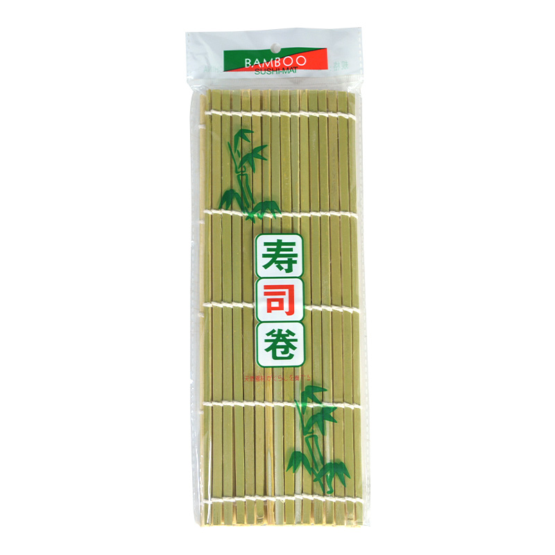 竹帘工具寿司卷帘竹制寿司料理卷紫菜包饭帘青皮家用商用长宽24cm - 图3