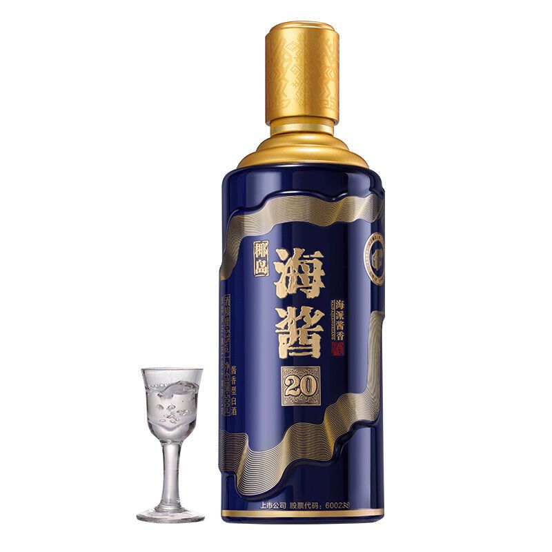 椰岛海酱酒500ml/盒海派酱香型白酒(20)盒装高端白酒礼盒装伴手礼 - 图2