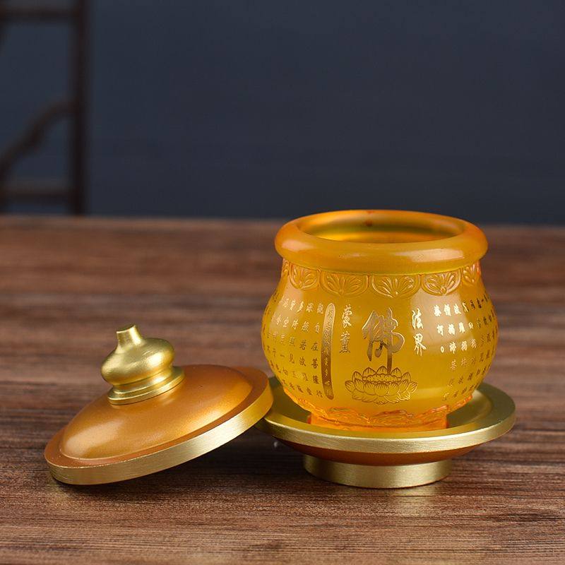 琉璃供佛香炉家用佛堂供奉供水杯供果盘莲花灯供佛具用品,淘宝优惠券,粉丝福利购,淘宝优惠卷