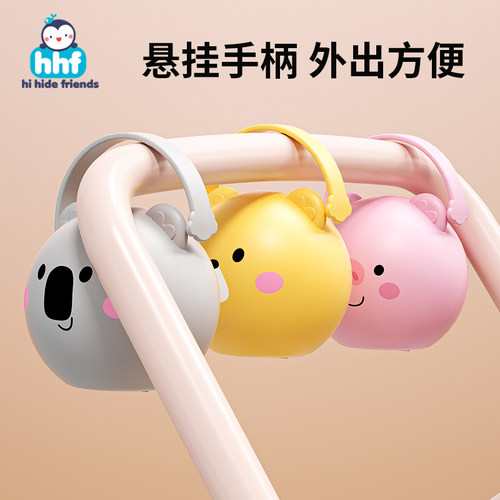 宝宝奶嘴防尘收纳盒零食盒宝宝安抚奶嘴牙胶磨牙棒外出便携收纳盒 - 图3