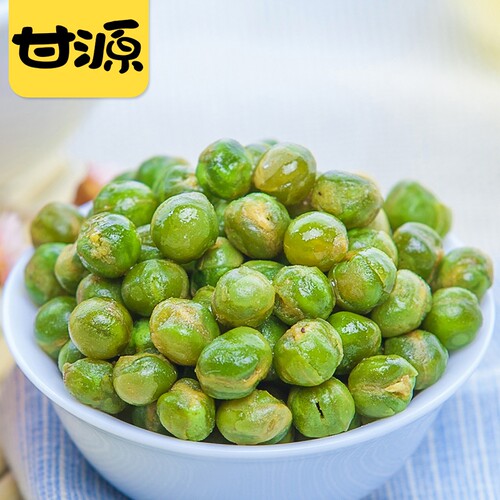 甘源香辣味青豌豆零食麻辣蒜香原味烤肉酱汁牛肉蟹黄香脆小包装 - 图1
