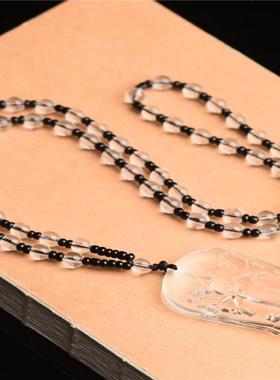 琉璃默利支天菩萨男女本命吊坠佛像挂件项链饰品观音菩萨