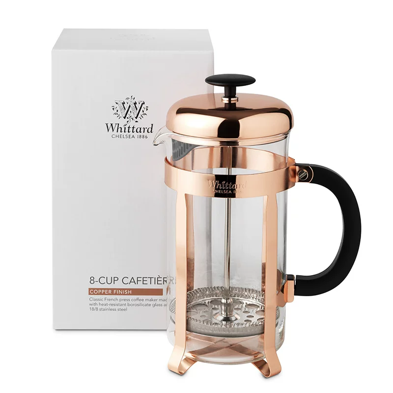 Кофейный набор Whittard British French Pressing Coffee Coffee Coffee Set Homeplay Milk Tea в стекле