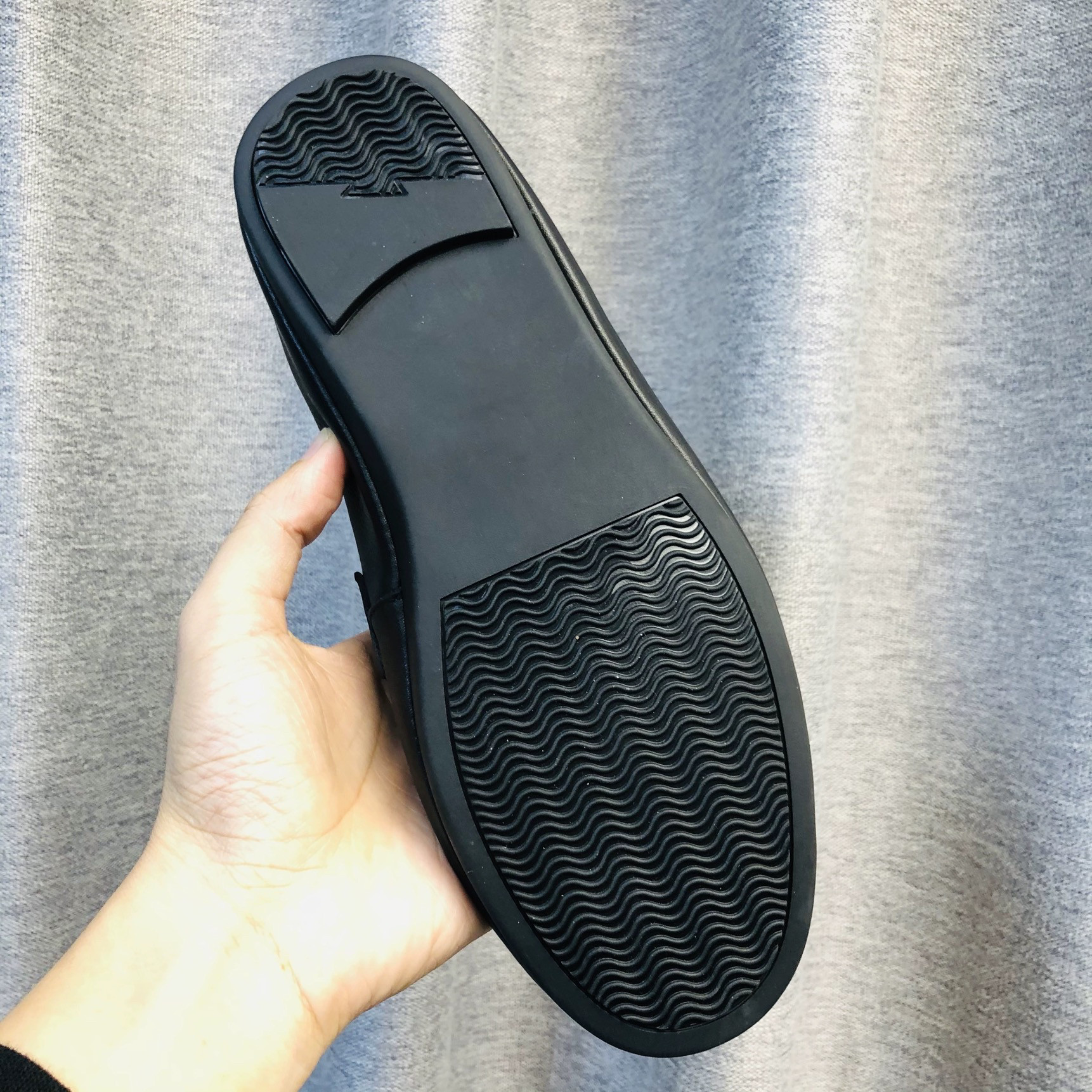 豆豆鞋男士春夏季潮流一脚蹬懒人皮鞋圆头真皮软底驾车鞋时尚男鞋