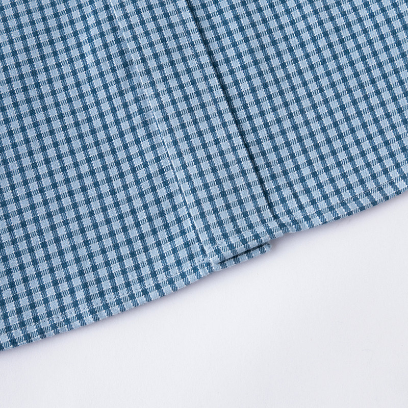 【亲肤细腻】比音勒芬秋季男士衬衣通勤休闲撞色格纹翻领长袖衬衫,淘宝优惠券,粉丝福利购,淘宝优惠卷