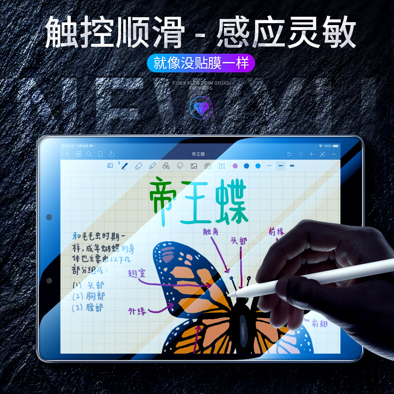 适用三星galaxy tab a平板taba全屏全覆盖钢化膜防摔屏幕8英寸保护膜2019屏保SM-T290/T295/T297高清玻璃贴膜 - 图2