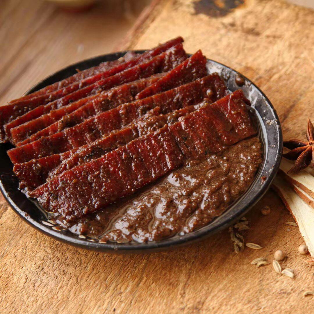 吴常昌玉林牛巴180g*6罐牛肉干 元禧食品牛肉类