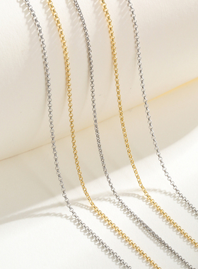 时尚潮款防掉金属链条锁骨链女