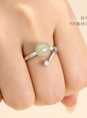 diy镶嵌珠子轻奢法式戒指空托