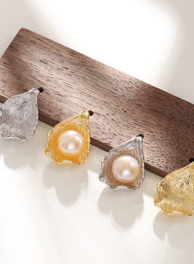 珍珠配件吊坠空托针式吊坠扣头