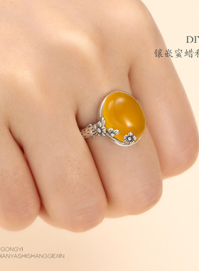 s925纯银男女戒托diy戒指托