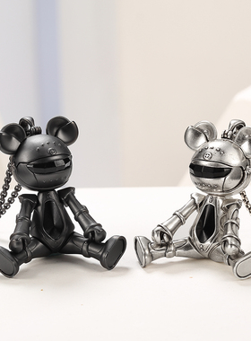 轻奢时尚情侣配饰星际熊铜情侣铜