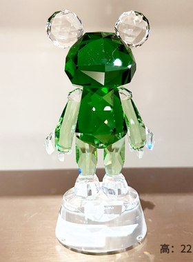 星际熊仿水晶装饰轻奢风客厅房间