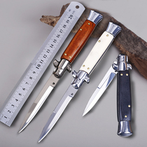 Italian Mafia Short Sword Csgo Folding Knife High Hardness Sharp Akc Folding Knife Anti-Body Cutter Cold Weapon