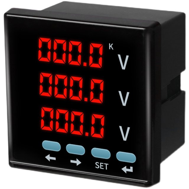 Single-phase three-phase electronic digital display digital 72 intelligent current voltage power instrument 96 square distribution cabinet 380v